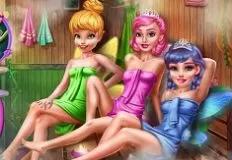 Tinkerbell Games, Fairies Sauna Realife, Games-kids.com