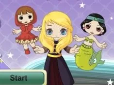 Girl Games, Fairy Tale Dress Up, Games-kids.com