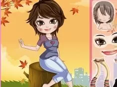 Girl Games, Fall Season Dress Up, Games-kids.com