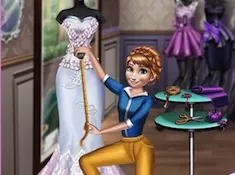 Frozen  Games, Famous Dress Designer, Games-kids.com