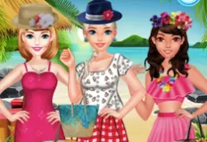 Princess Games, Fashion Dress Trend for Hawaii, Games-kids.com