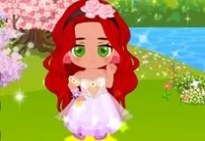 Girl Games, Fashion Judy the Queen of Flower Style, Games-kids.com