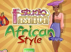 Girl Games, Fashion Studio Africa Style, Games-kids.com