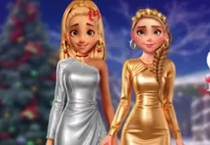 Princess Games, Fashionista Christmas Eve Party, Games-kids.com