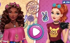 Princess Games, Fashionistas Boho vs Grunge, Games-kids.com