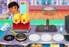 Cooking Games, Fast Food Chef Cooking and Serving, Games-kids.com