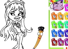 Bratz Games, Fianna Coloring, Games-kids.com