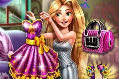 Rapunzel Games, Find Rapunzels Ball Outfit, Games-kids.com