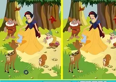 Snow White Games, Find the Difference Snow White, Games-kids.com