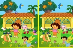 Dora Games, Find the Differences Dora, Games-kids.com