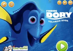 Finding Dory Games, Finding Dory Coloring Book, Games-kids.com