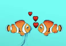 Puzzle Games, Fish Love Story, Games-kids.com
