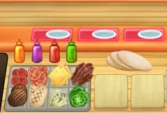 Cooking Games, Flatbread Express, Games-kids.com