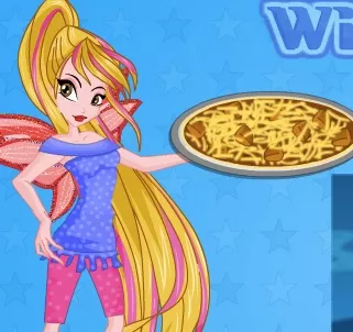 Winx Games, Flora Pizza Cooking, Games-kids.com