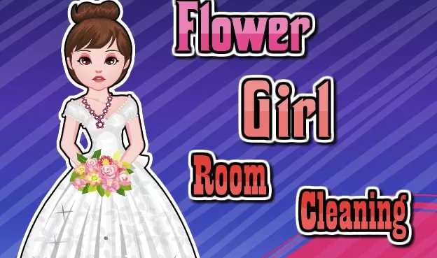 Girl Games, Flower Girl Room Cleaning, Games-kids.com