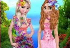 Frozen  Games, Flower Princess Dress Up, Games-kids.com