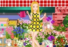 Girl Games, Flower Store Sale, Games-kids.com