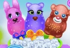 Cooking Games, Fluffy Animals Ice Pops Maker, Games-kids.com