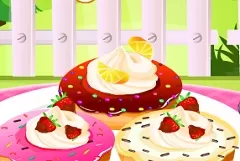 Cooking Games, Fluffy Cake Doughnuts, Games-kids.com