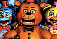 Five Nights at Freddy Games, FNAF Scary puzzle, Games-kids.com