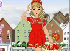 Girl Games, Folk Fashion Dress Up, Games-kids.com