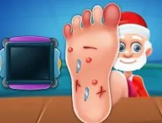 Doctor Games, Foot Treatment, Games-kids.com