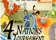 Avatar The Last Airbender Games, Four Nations Tournament, Games-kids.com