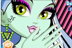 Monster High Games, Frankie Stein Manicure, Games-kids.com