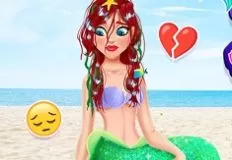 Little Mermaid Games, From Mermaid to Popular Girl Makeover, Games-kids.com