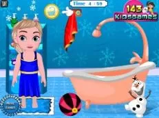 Frozen  Games, Frozen Baby Summer Bath, Games-kids.com