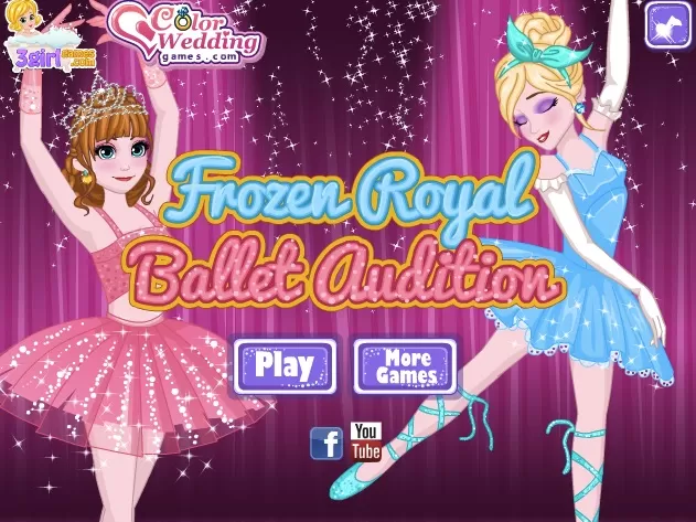 Frozen  Games, Frozen Ballet Audition, Games-kids.com