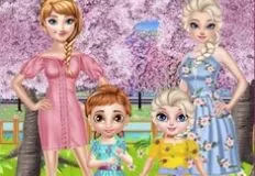 Frozen  Games, Frozen Family Flower Picnic, Games-kids.com