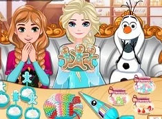 Frozen  Games, Frozen Gingerbread Fun, Games-kids.com