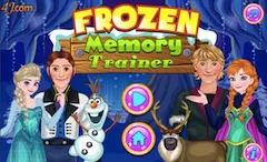 Frozen  Games, Frozen Memory Trainer, Games-kids.com