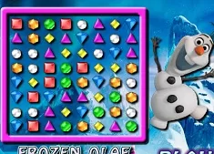 Frozen  Games, Frozen Olaf Bejeweled, Games-kids.com