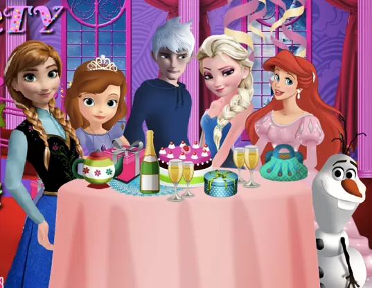 Frozen  Games, Frozen Party, Games-kids.com