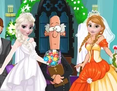 Frozen  Games, Frozen Sisters Bride Contest, Games-kids.com