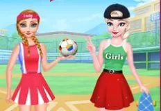 Frozen  Games,  Frozen Sisters Sporty Style, Games-kids.com