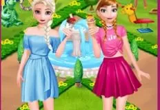 Frozen  Games, Frozen Sisters Summer Ice Cream, Games-kids.com