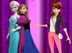 Frozen  Games, Frozen Sisters Wax Statue, Games-kids.com