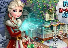 Frozen  Games, Frozen Xmas House Makeover, Games-kids.com