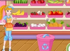 Girl Games, Fruit and Veggie Shop Manager, Games-kids.com