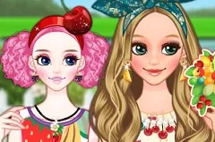 Dress Up Games, Fruity Girls, Games-kids.com