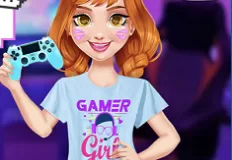 Dress Up Games, Fun #GamerGirl Setup, Games-kids.com