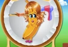 Hairstyle games, Funny Fruits Hair Salon, Games-kids.com