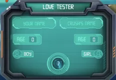 Girl Games, Futuristic Love Tester, Games-kids.com