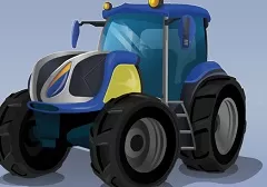 Racing Games, Futuristic Tractor Rush, Games-kids.com