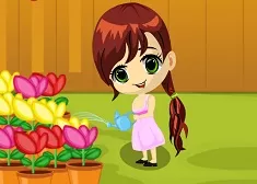 Girl Games, Garden Slacking with Baby Jessy, Games-kids.com