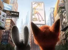 Zootopia Games, Gazelle Billboard Puzzle, Games-kids.com