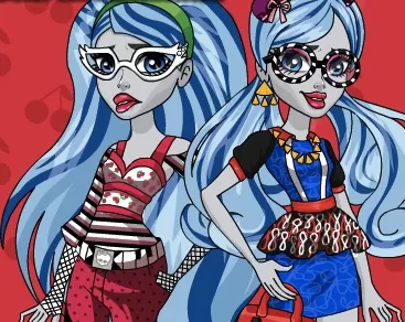 Monster High Games, Ghoulia Yelps Geek Clothes, Games-kids.com
